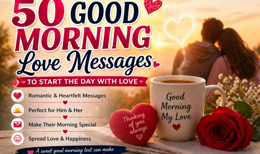 50 Good Morning Love Messages to Start the Day With Love