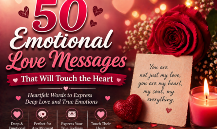 50 Emotional Love Messages That Will Touch the Heart