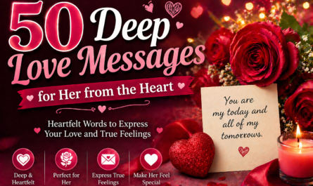 50 Deep Love Messages for Her from the Heart