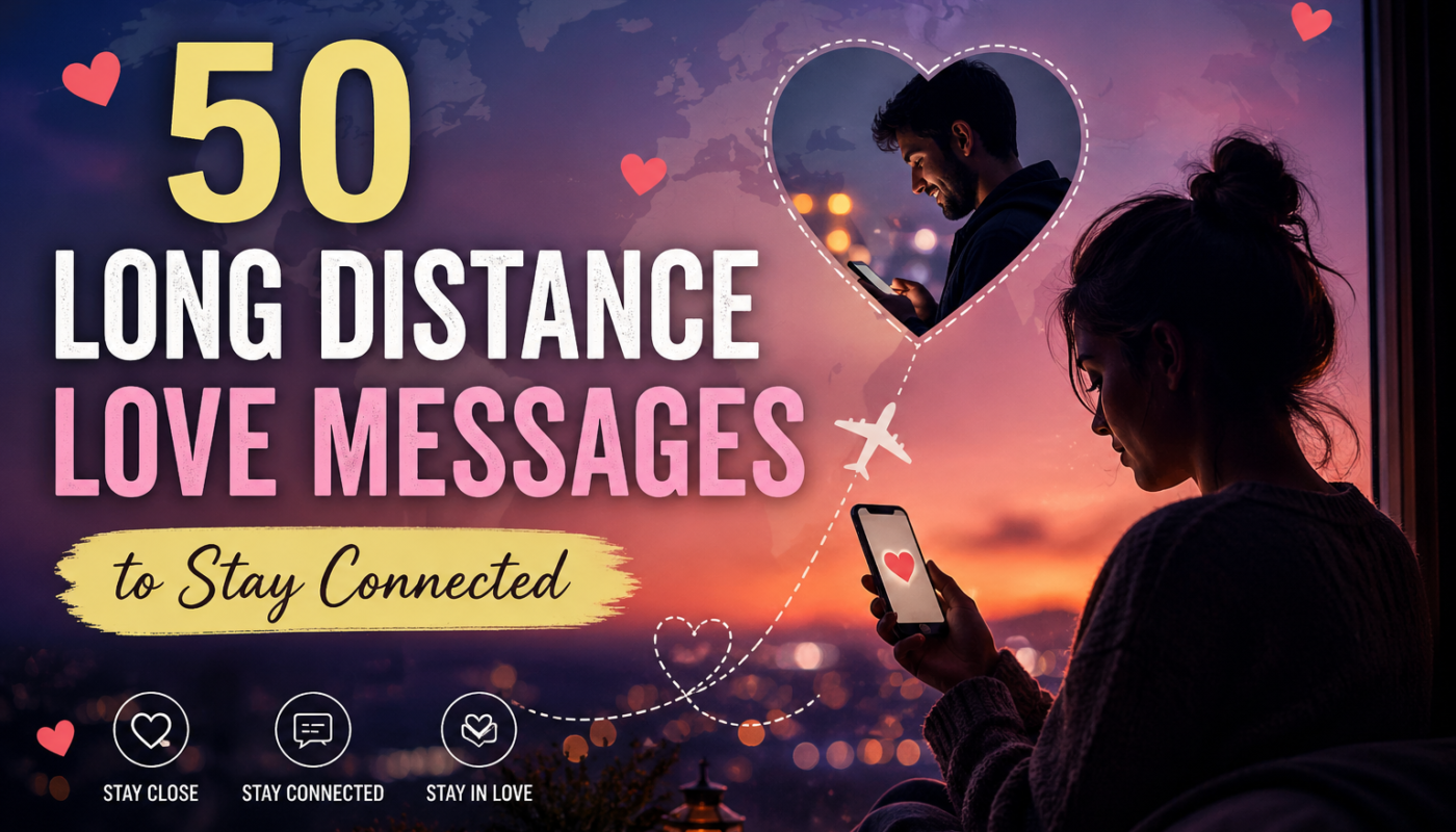 50 Long Distance Love Messages to Stay Connected