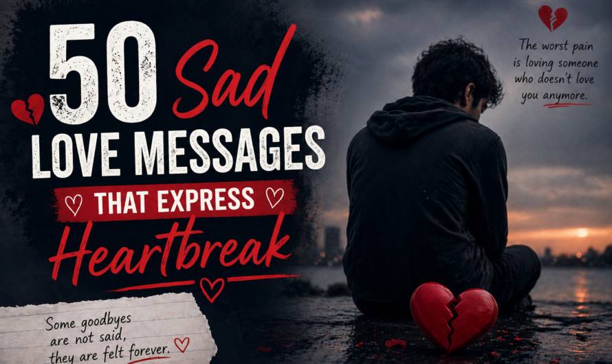 50 Sad Love Messages That Express Heartbreak