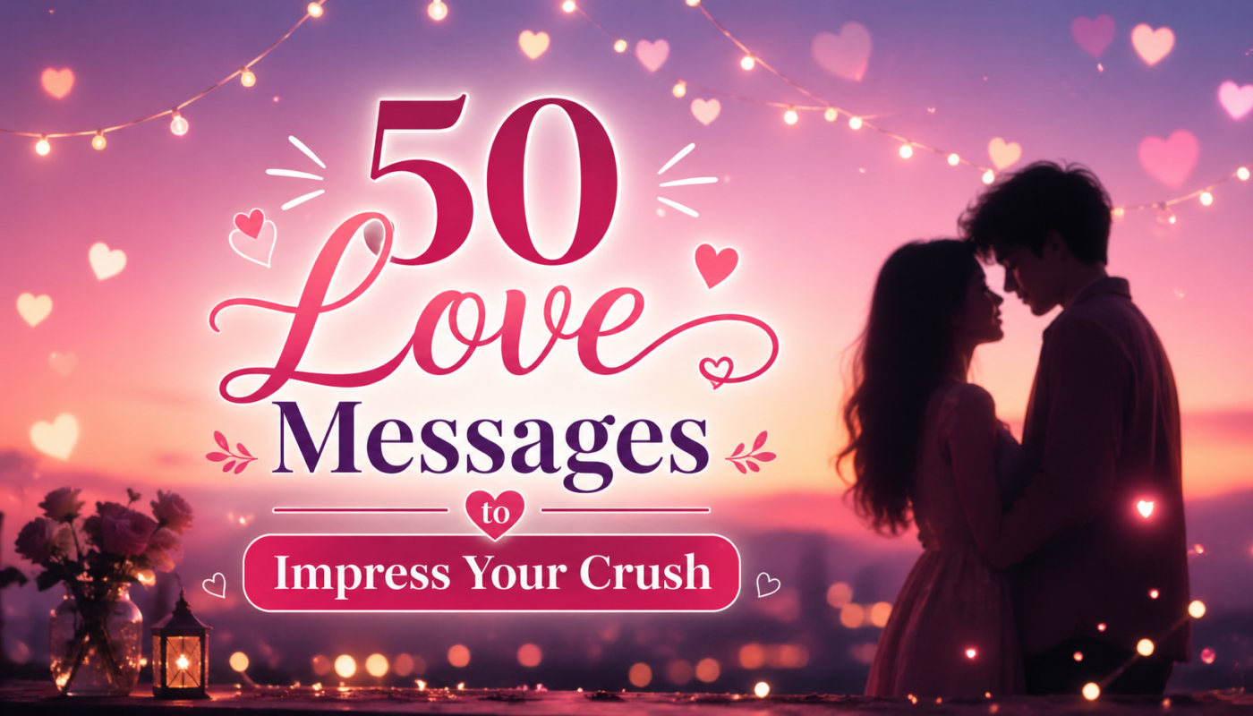 50 Love Messages to Impress Your Crush