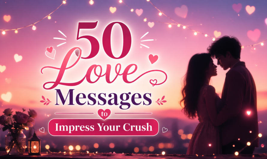 50 Love Messages to Impress Your Crush