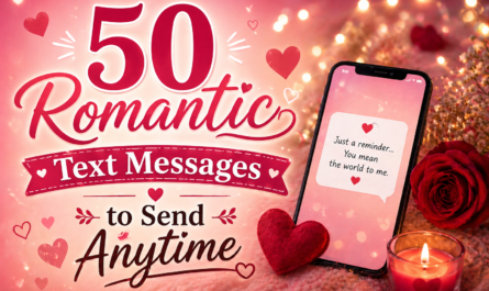 50 Romantic Text Messages to Send Anytime