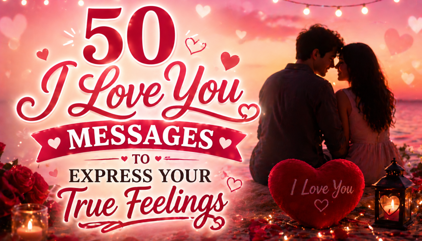 50 I Love You Messages to Express Your True Feelings