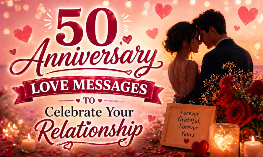 50 Anniversary Love Messages to Celebrate Your Relationship