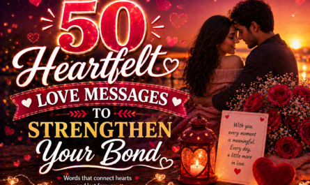 50 Heartfelt Love Messages to Strengthen Your Bond