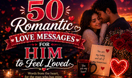 50 Romantic Love Messages for Him to Feel Loved