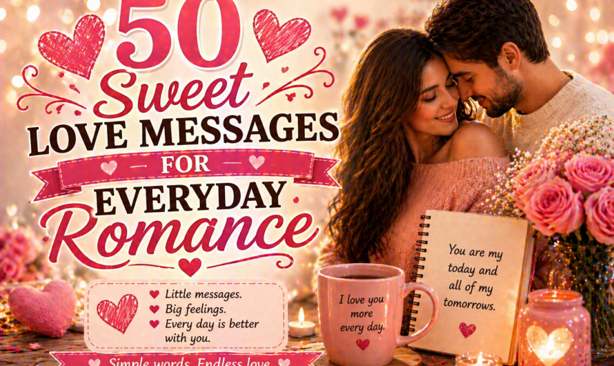 50 Sweet Love Messages for Everyday Romance