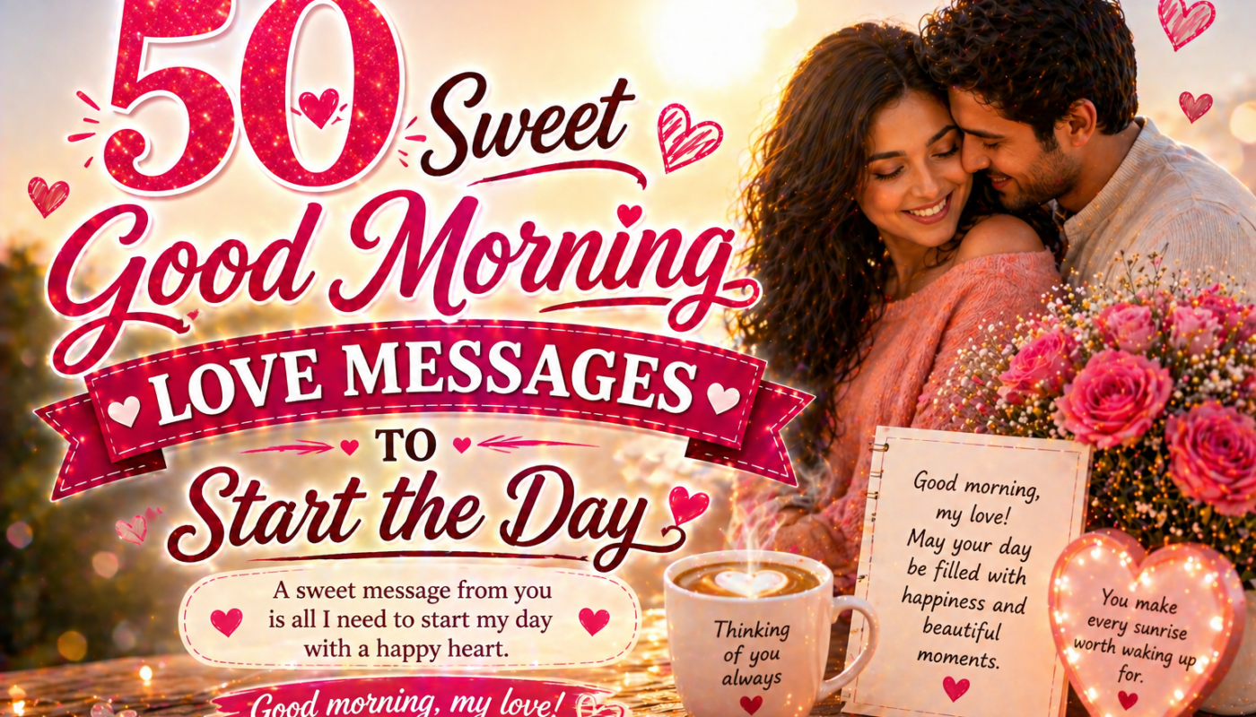 50 Sweet Good Morning Love Messages to Start the Day