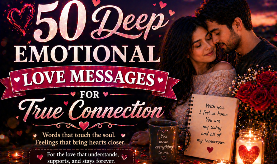 50 Deep Emotional Love Messages for True Connection