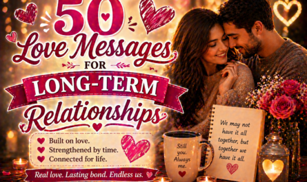 50 Love Messages for Long-Term Relationships