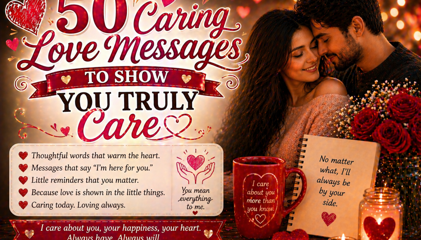 50 Caring Love Messages to Show You Truly Care