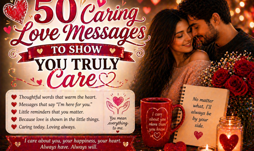 50 Caring Love Messages to Show You Truly Care