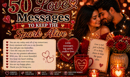 50 Love Messages to Keep the Spark Alive