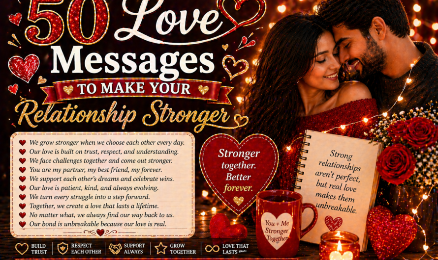 50 Love Messages to Make Your Relationship Stronger