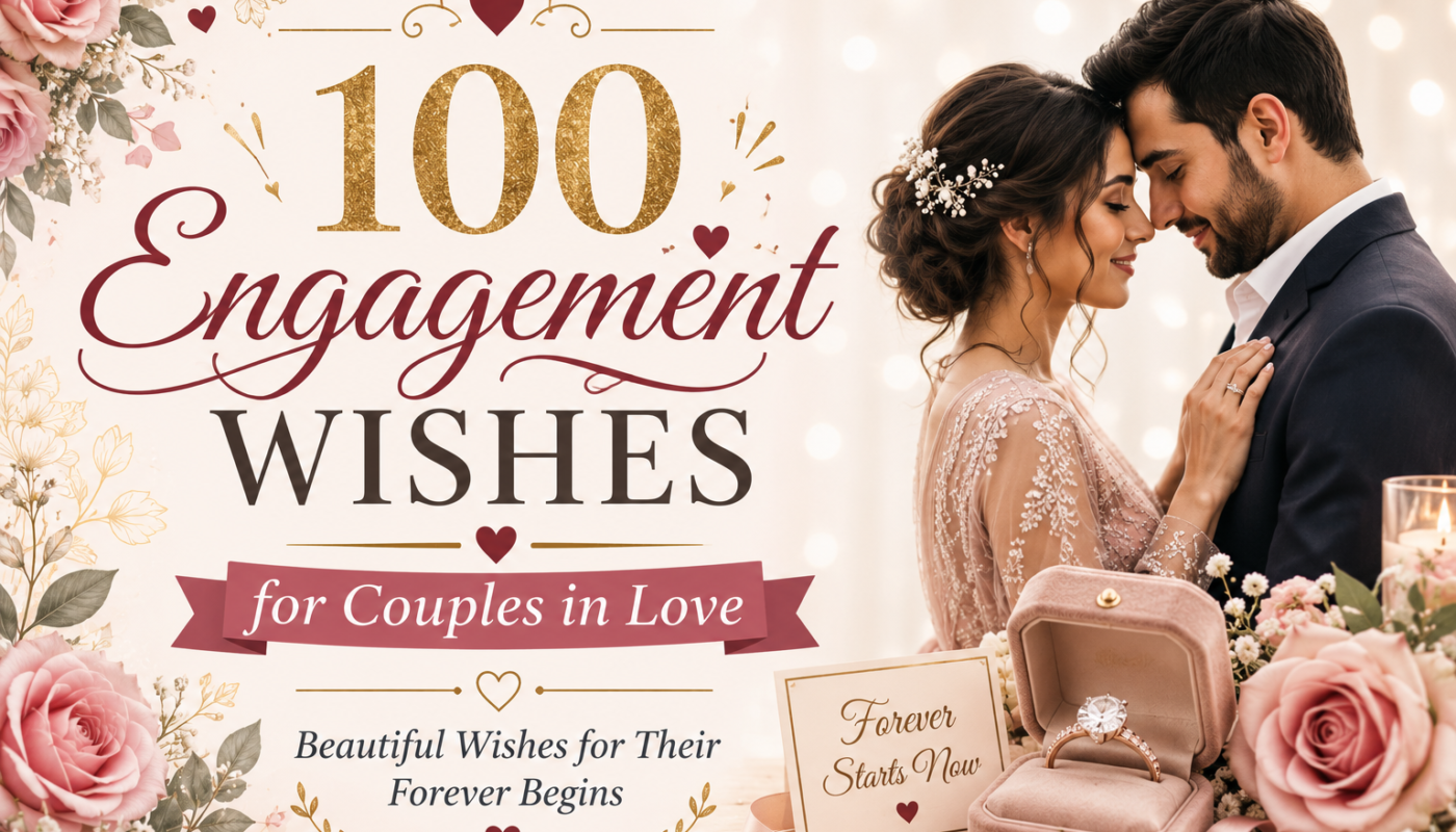 100 Engagement Wishes for Couples in Love