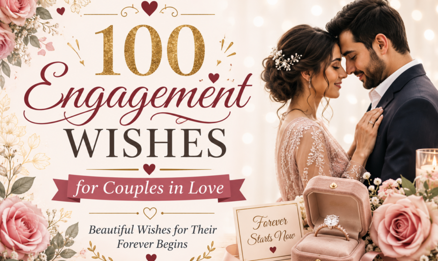 100 Engagement Wishes for Couples in Love