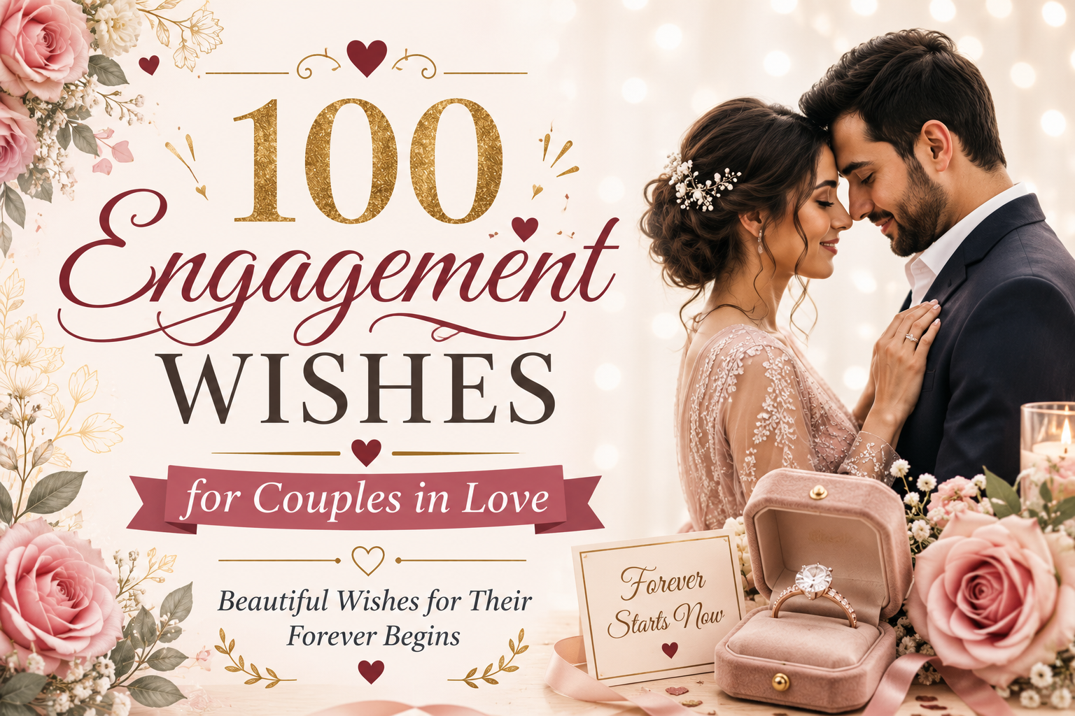 100 Engagement Wishes for Couples in Love