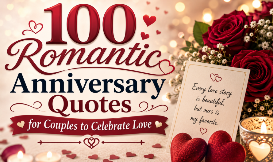 100 Romantic Anniversary Quotes for Couples to Celebrate Love