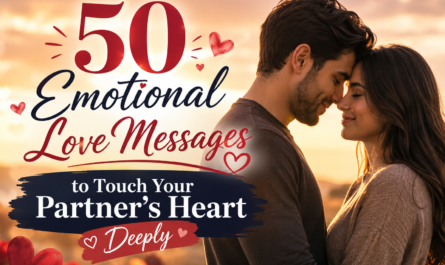 50 Emotional Love Messages to Touch Your Partner’s Heart Deeply