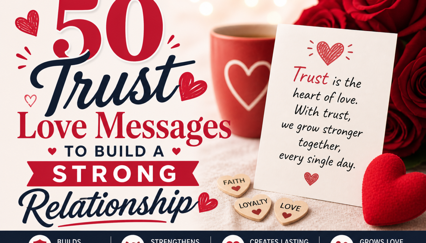 50 Trust Love Messages to Build a Strong Relationship