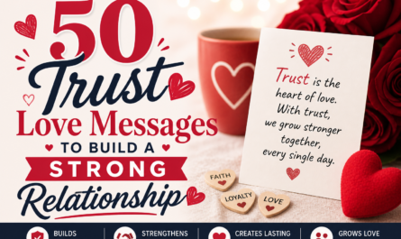 50 Trust Love Messages to Build a Strong Relationship