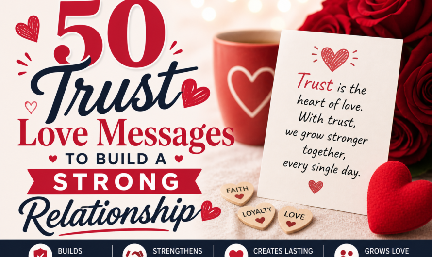 50 Trust Love Messages to Build a Strong Relationship
