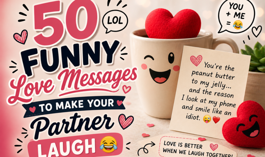 50 Funny Love Messages to Make Your Partner Laugh