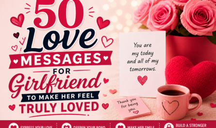 50 Love Messages for Girlfriend to Make Her Feel Truly Loved