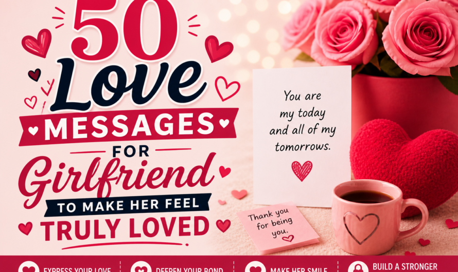 50 Love Messages for Girlfriend to Make Her Feel Truly Loved