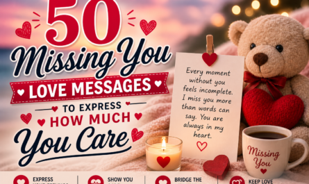 50 Missing You Love Messages to Express How Much You Care