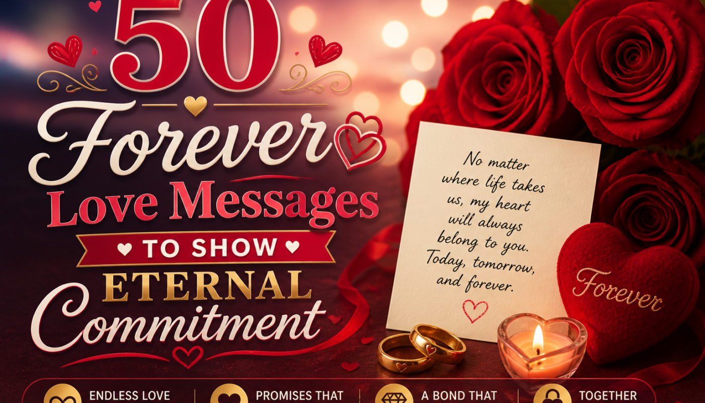 50 Forever Love Messages to Show Eternal Commitment