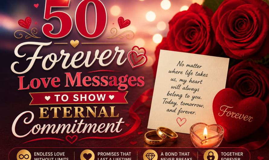 50 Forever Love Messages to Show Eternal Commitment
