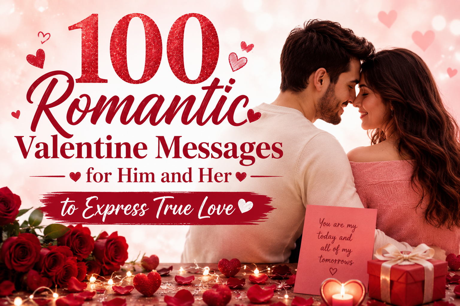 100 Romantic Valentine Messages for Him and Her to Express True Love