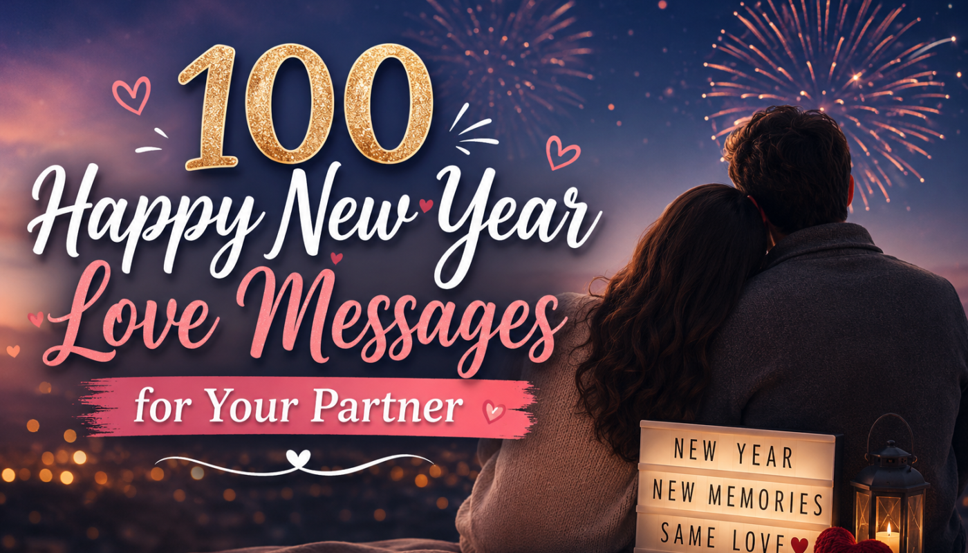 100 Happy New Year Love Messages for Your Partner