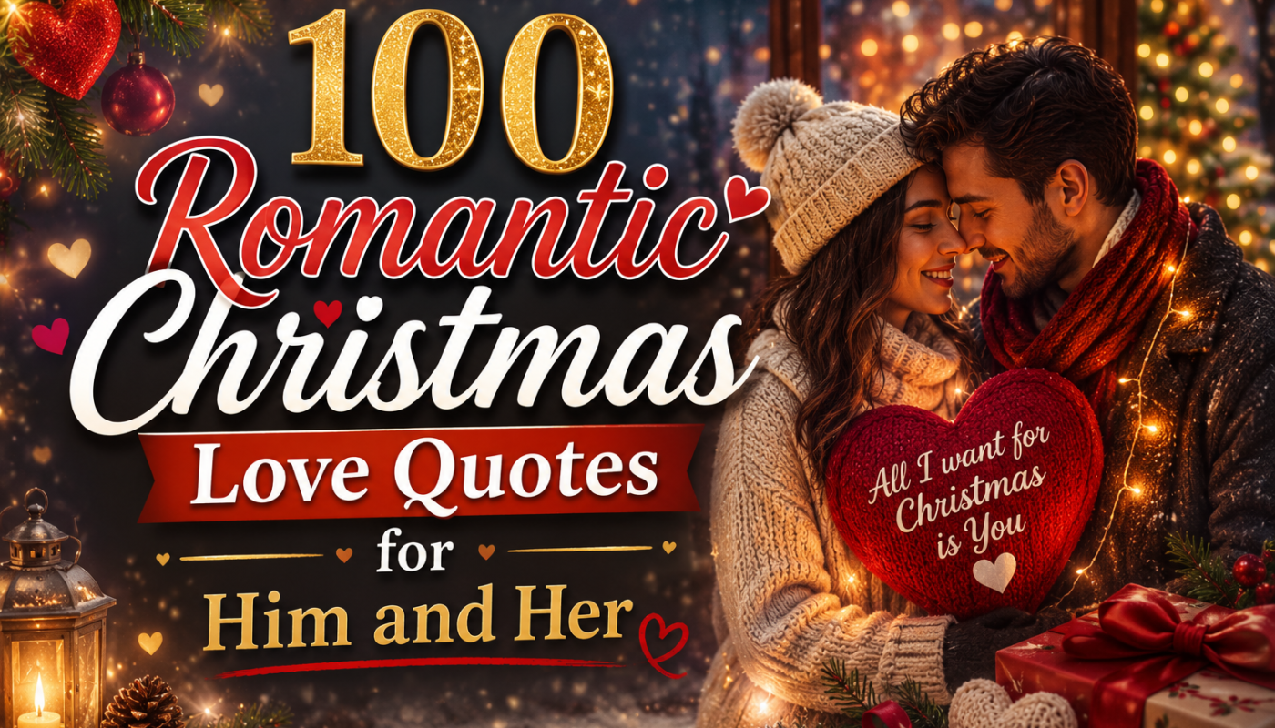 100 Romantic Christmas Love Quotes for Him and Her