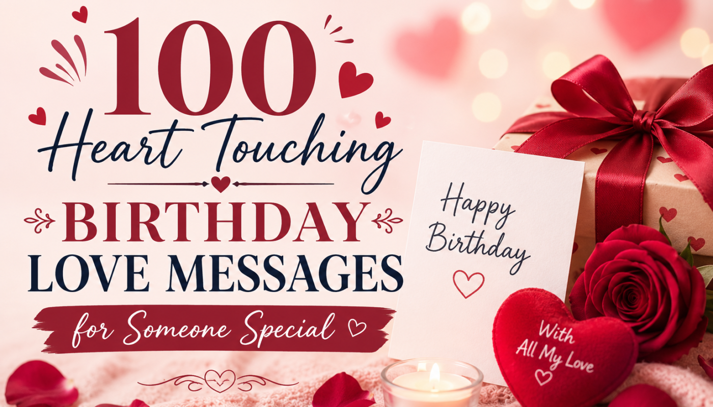 100 Heart Touching Birthday Love Messages for Someone Special