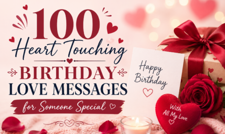 100 Heart Touching Birthday Love Messages for Someone Special