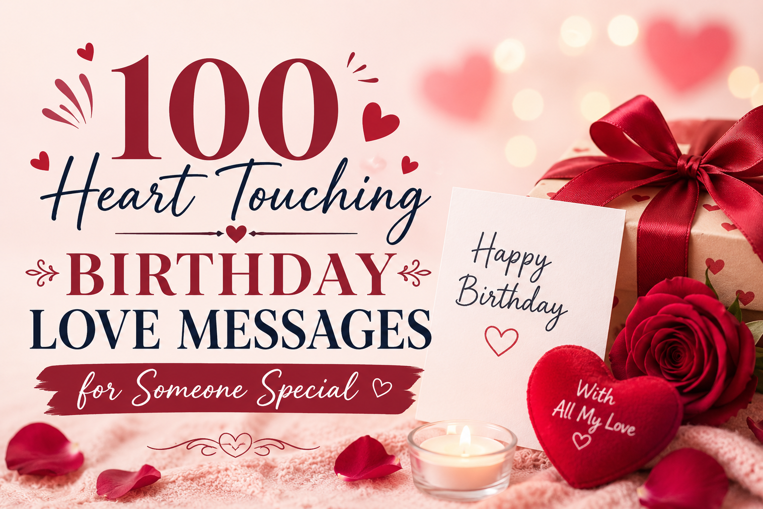 100 Heart Touching Birthday Love Messages for Someone Special