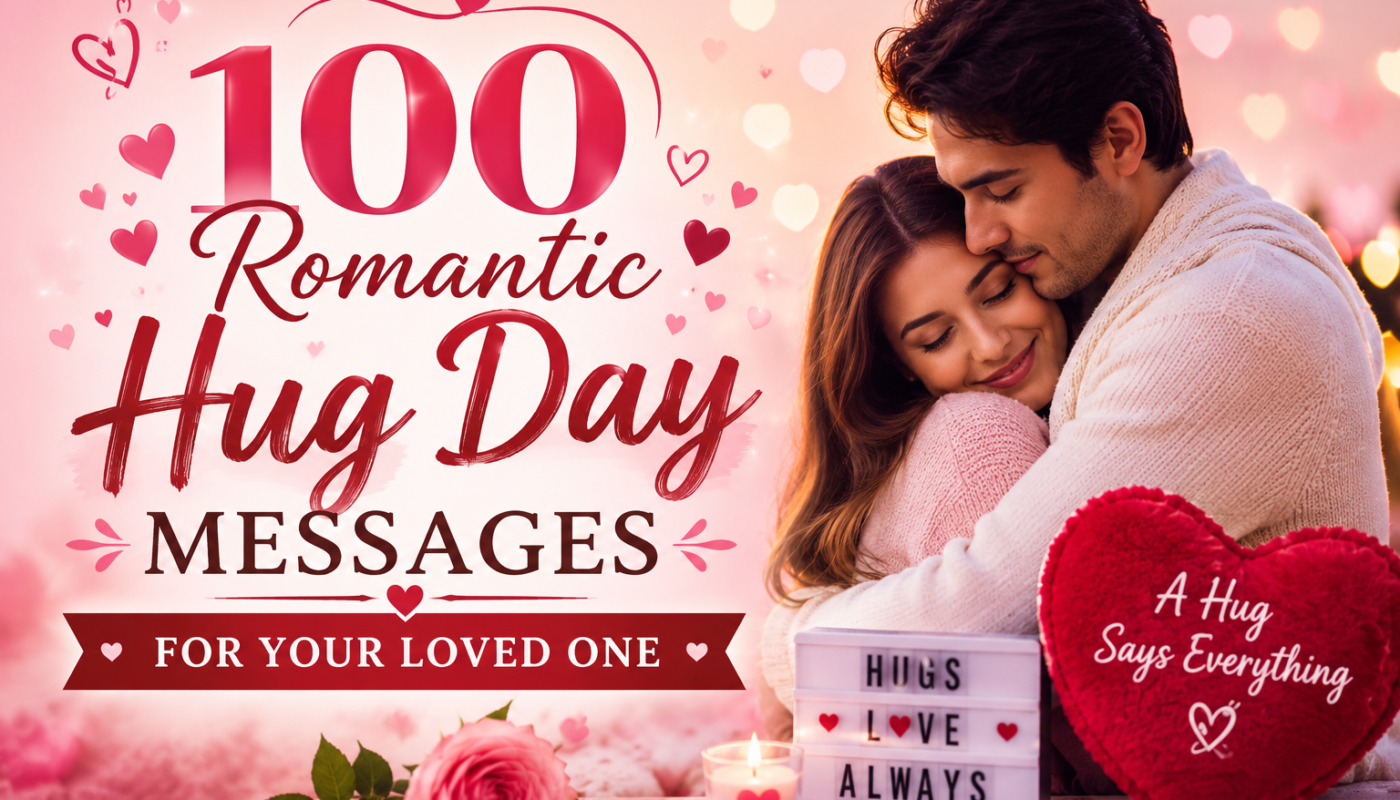 100 Romantic Hug Day Messages for Your Loved One