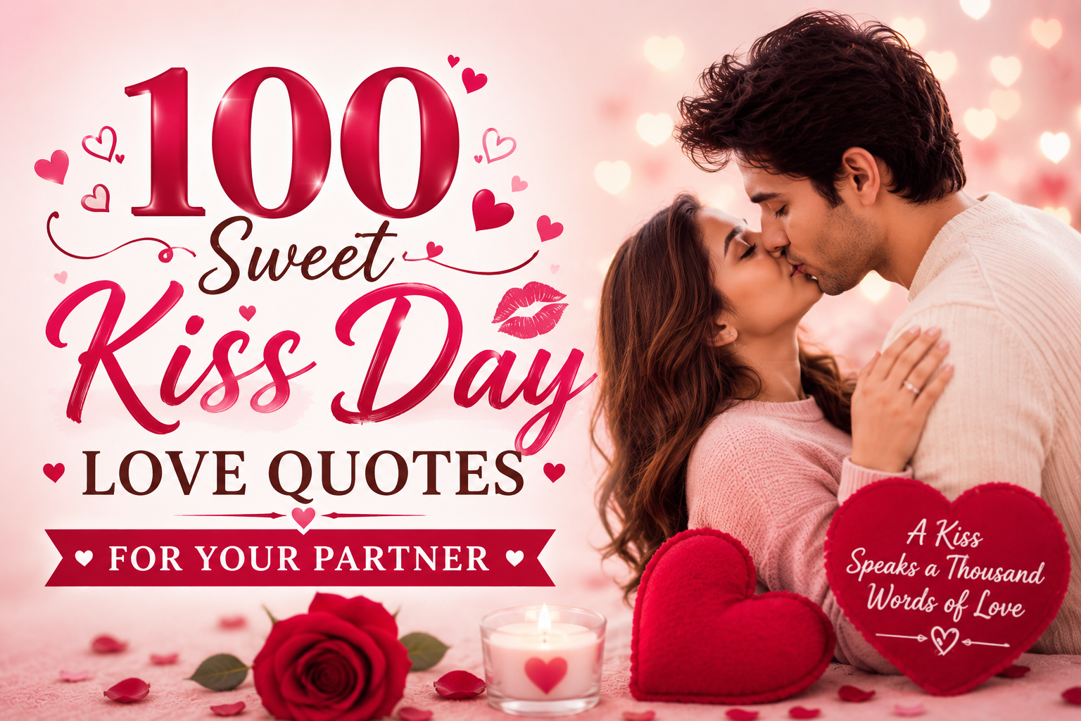 100 Sweet Kiss Day Love Quotes for Your Partner