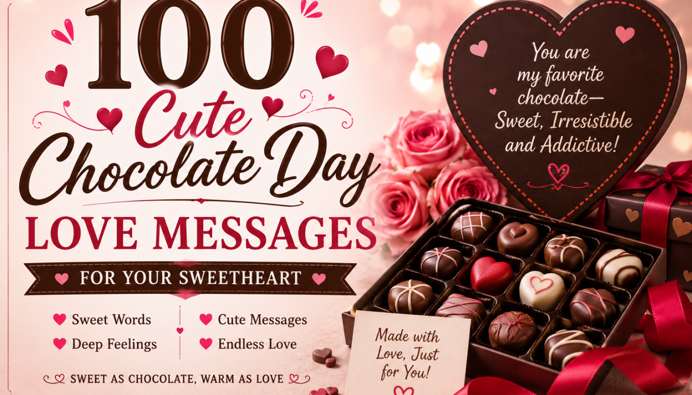 100 Cute Chocolate Day Love Messages for Your Sweetheart