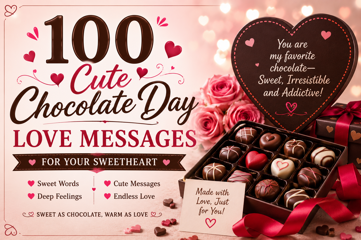 100 Cute Chocolate Day Love Messages for Your Sweetheart