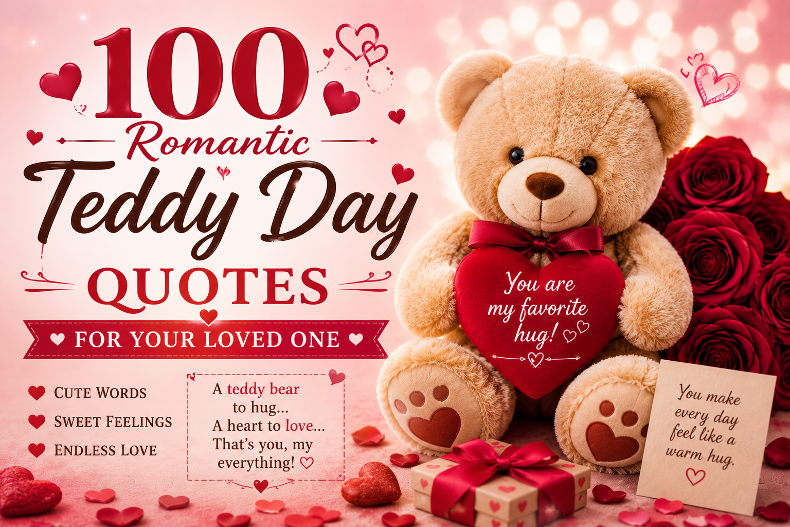 100 Romantic Teddy Day Quotes for Your Loved One
