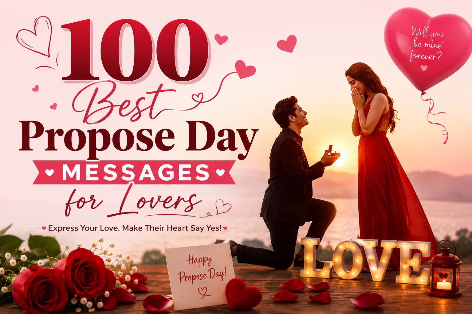100 Best Propose Day Messages for Lovers