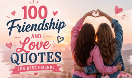 100 Friendship and Love Quotes for Best Friends
