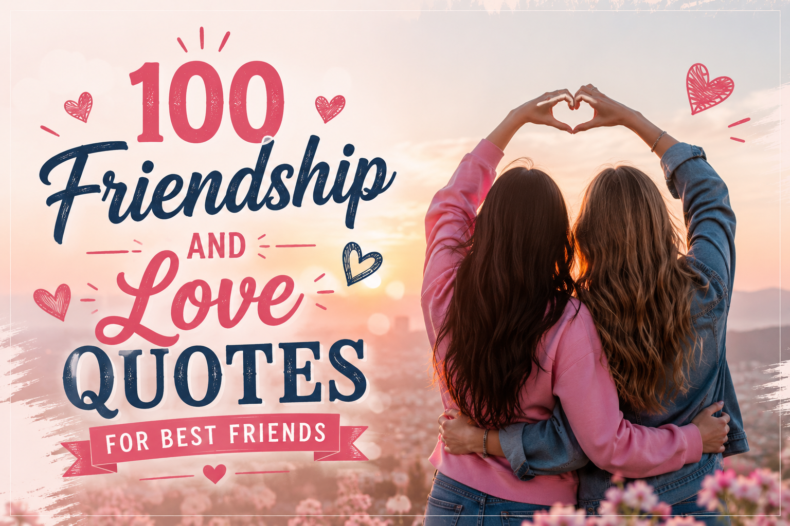 100 Friendship and Love Quotes for Best Friends