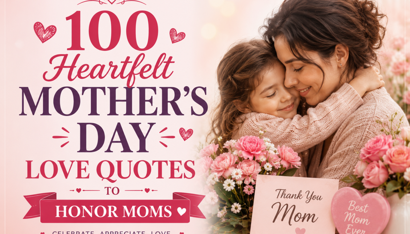 100 Heartfelt Mother’s Day Love Quotes to Honor Moms