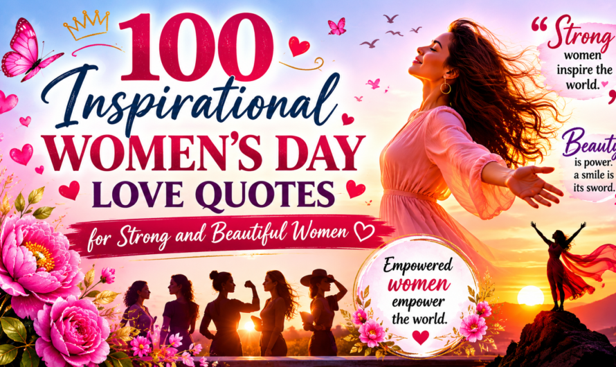 100 Inspirational Women’s Day Love Quotes for Strong and Beautiful Women